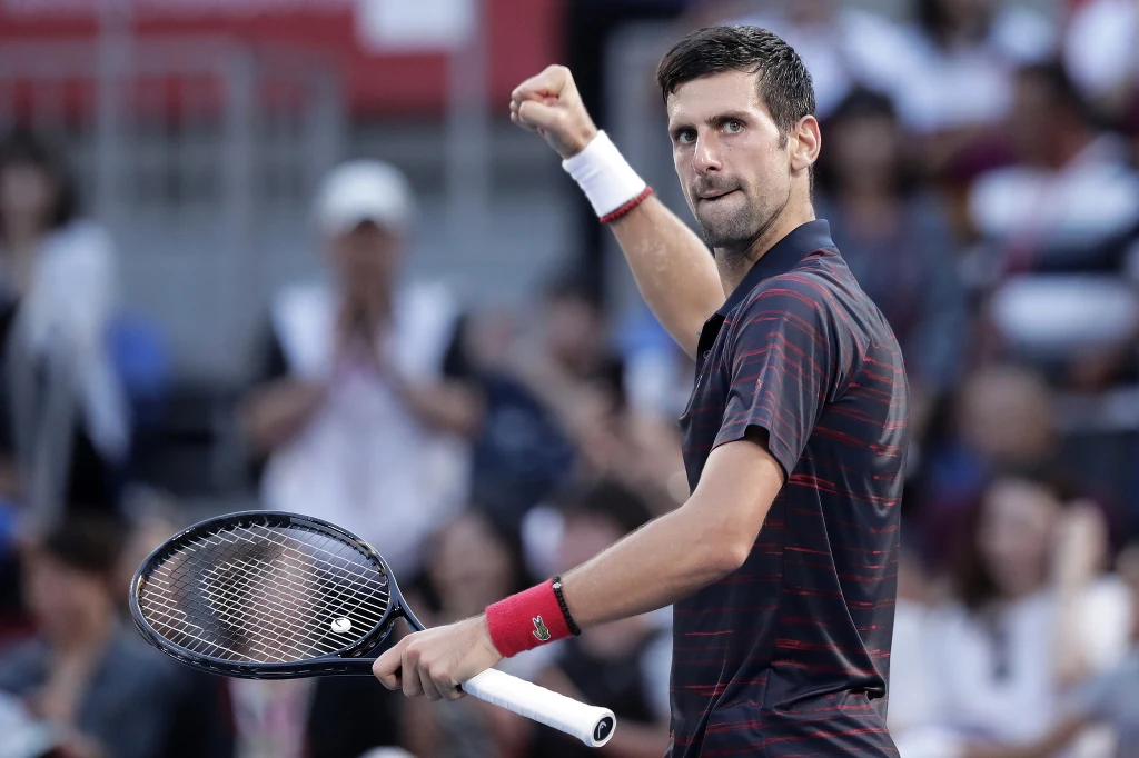 Novak Djoković triumfuje