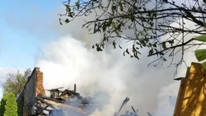 Zdjęcie z miejsca eksplozji