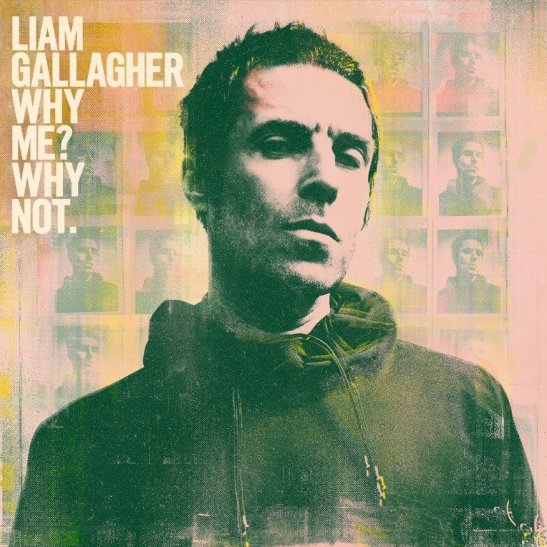 Liam Gallagher na okładce płyty "Why Me? Why Not"