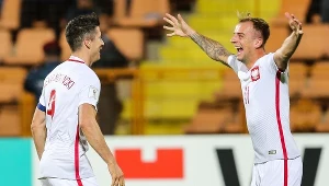 Robert Lewandowski i Kamil Grosicki