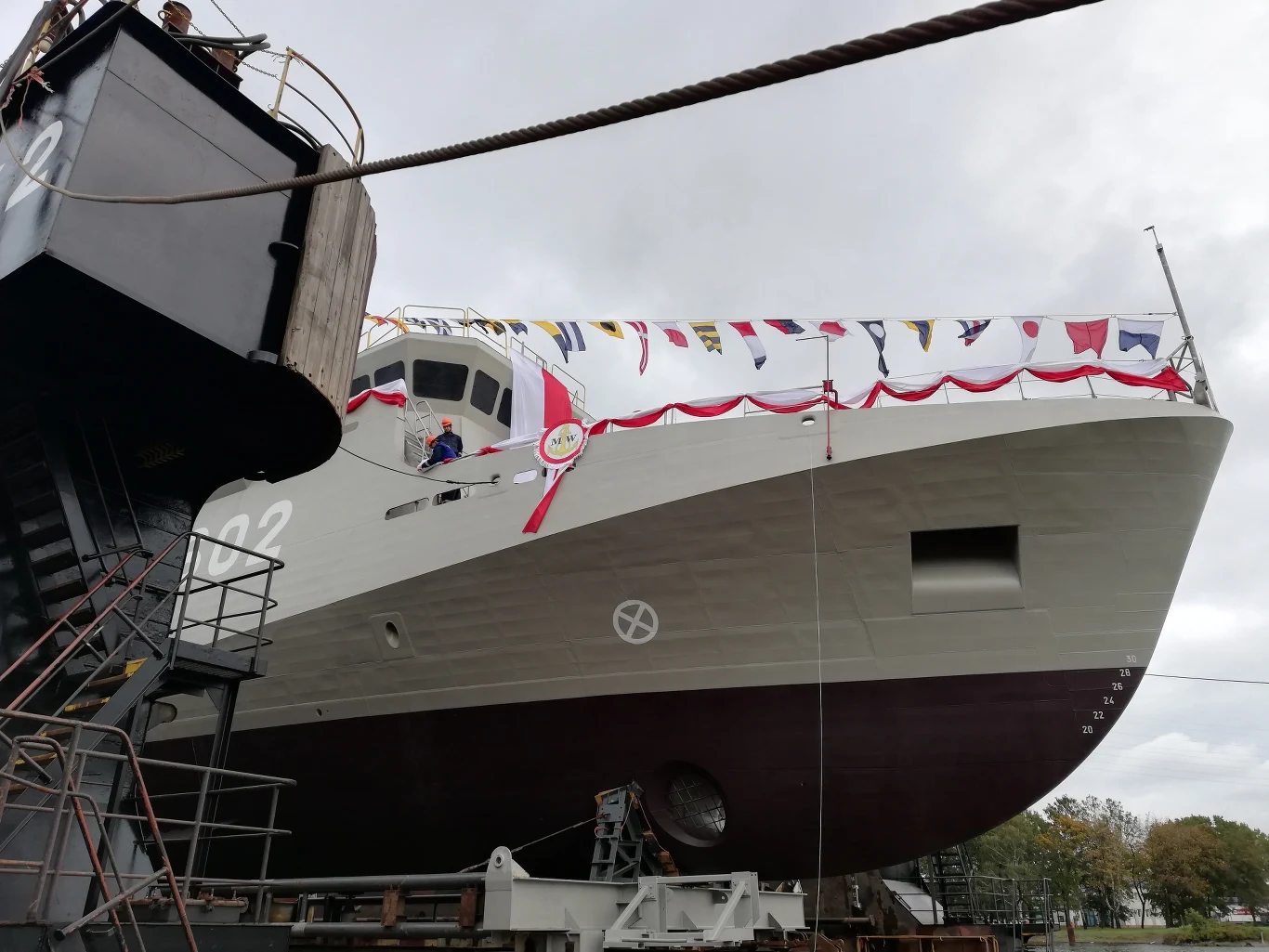 "Albatros" tuż przed chrztem