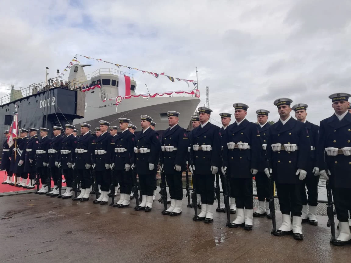 Chrzest i wodowanie ORP "Albatros"