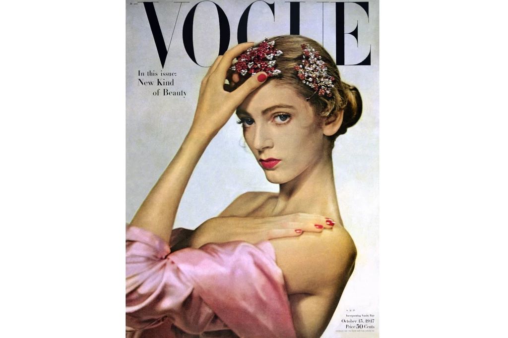 Carmen Dell'Orefice na okładce Vogue (1947 r.)