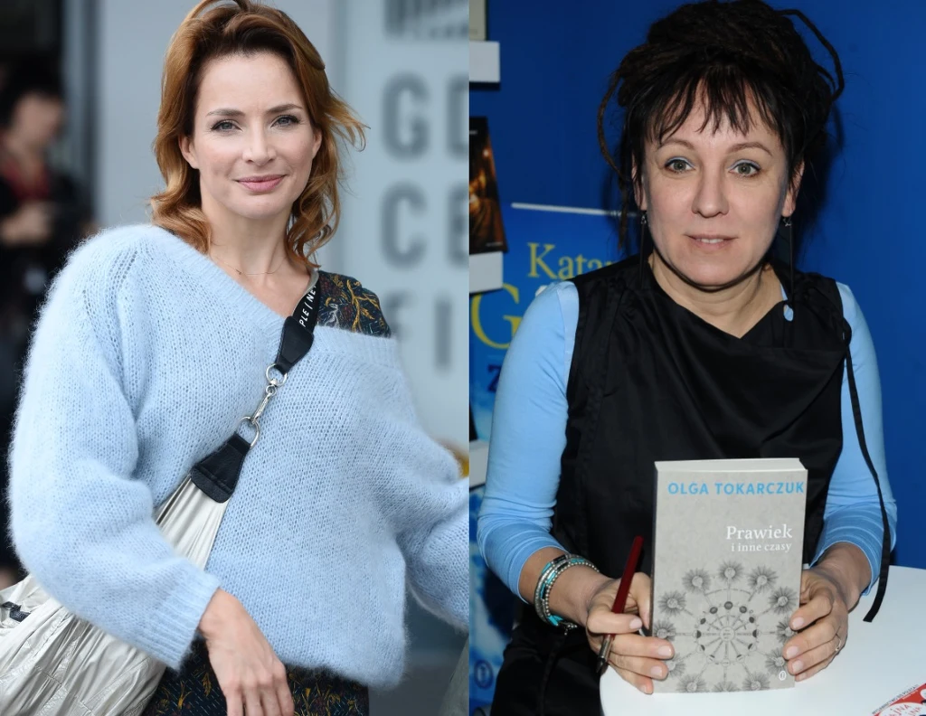 Anna Dereszowska i Olga Tokarczuk