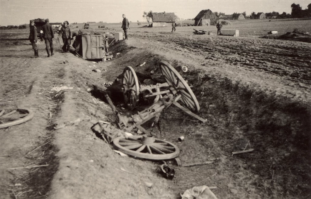 Wizna. Zdjęcie z września 1939 roku