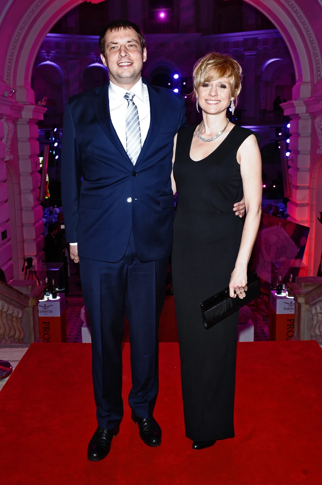 Ola Woźniak z mężem