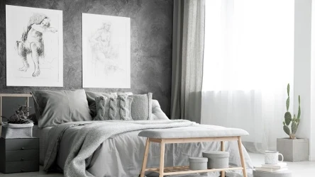 Jeszcze nie tak dawno szary kolor ścian był hitem. Obecnie uchodzi za niemodny. 