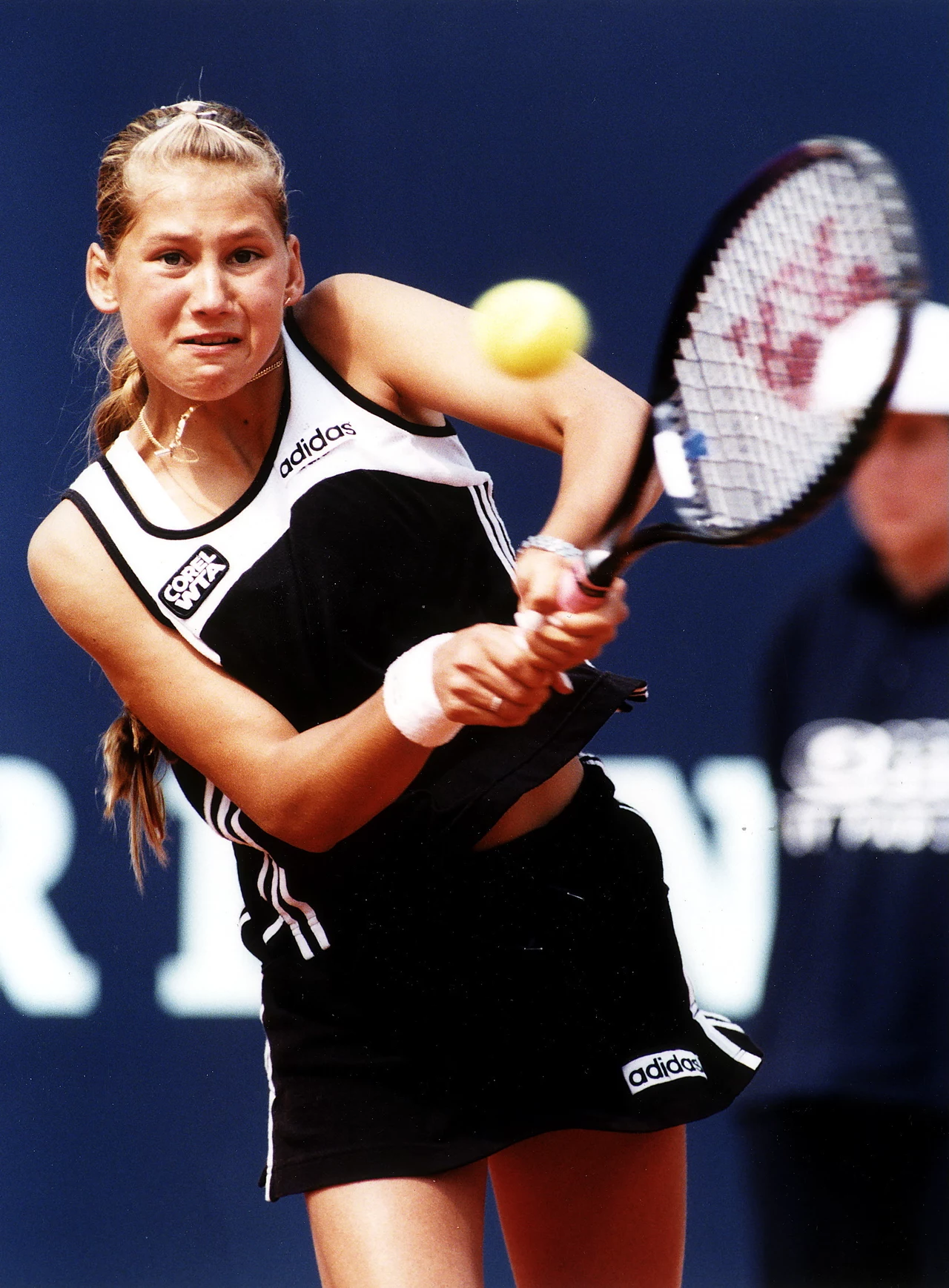 Anna Kournikova na początku kariery Anna Kournikova na początku kariery