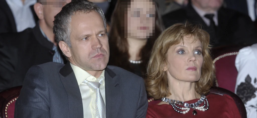 Radosław Pazura i Dorota Chotecka