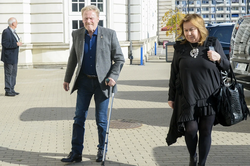 Daniel Olbrychski z żoną Daniel Olbrychski z żoną