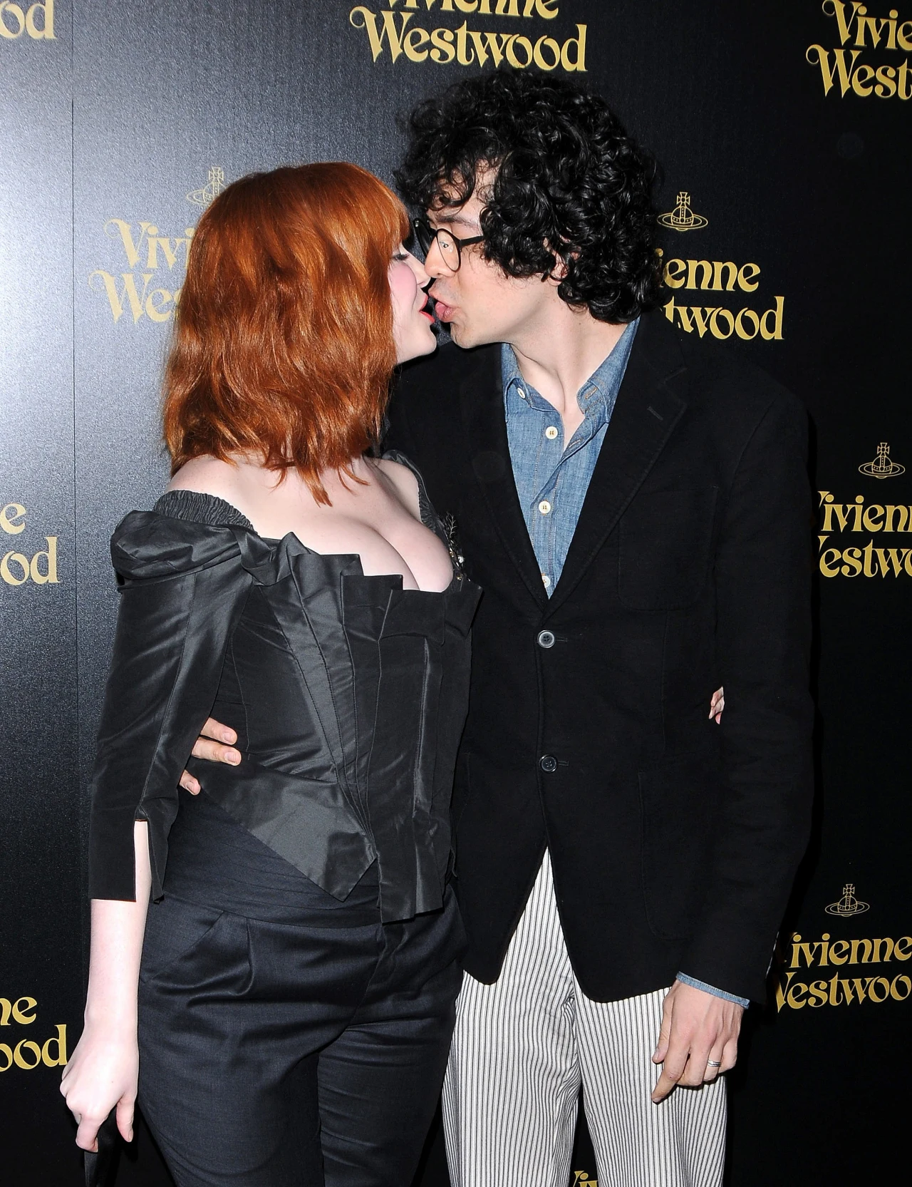 Christina Hendricks i Geoffrey Arend