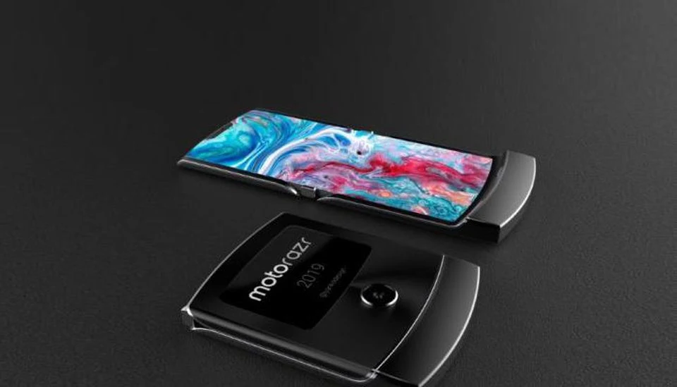 Koncept składanej Motoroli Razr / fot. GSMArena Koncept składanej Motoroli Razr / fot. GSMArena