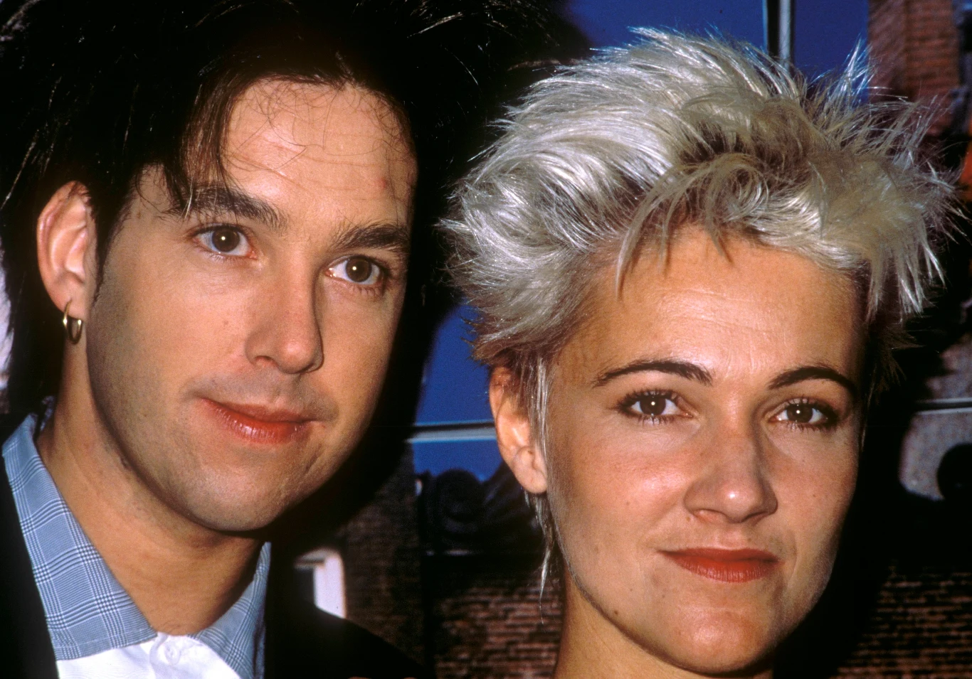 Per Gessle i Marie Fredriksson (Roxette) pod koniec lat 80. odnieśli gigantyczny sukces Per Gessle i Marie Fredriksson (Roxette) pod koniec lat 80. odnieśli gigantyczny sukces