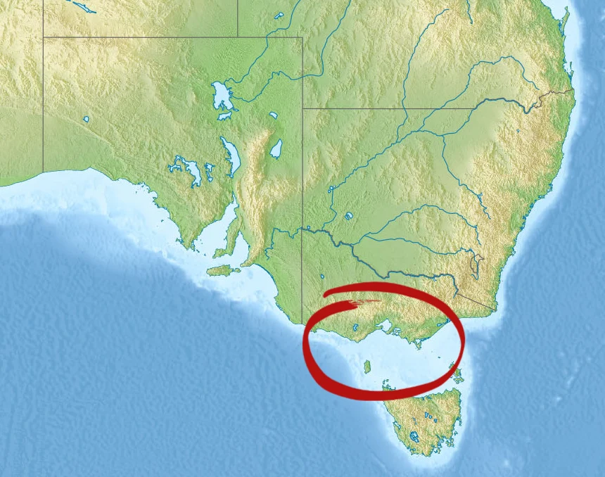 Prawdopodobne miejsce zaginięcia pilota u wybrzeży Australii