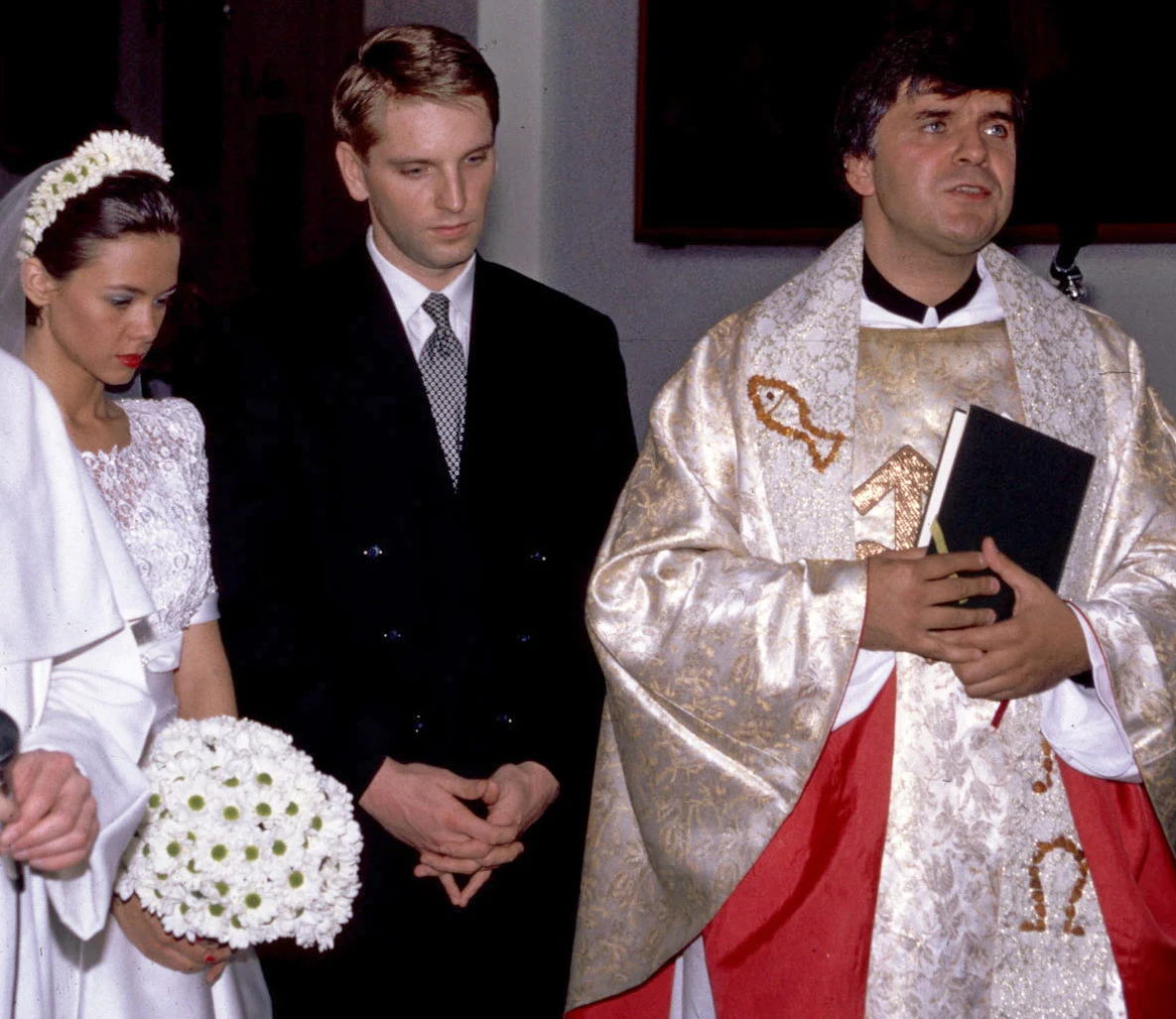 Kinga Rusin, Tomasz Lis i o. Maciej Zięba Kinga Rusin, Tomasz Lis i o. Maciej Zięba