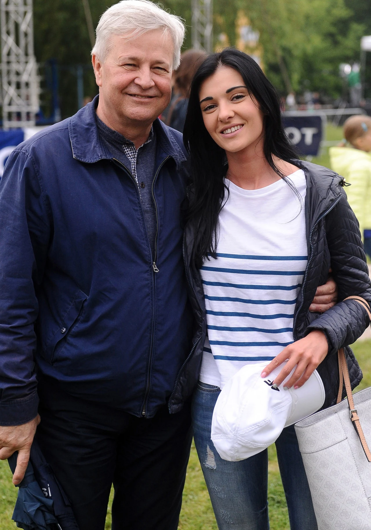 Apoloniusz Tajner z żoną Izabelą Podolec - Tajner