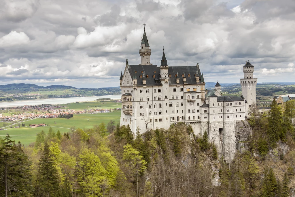 Zamek Neuschwanstein.