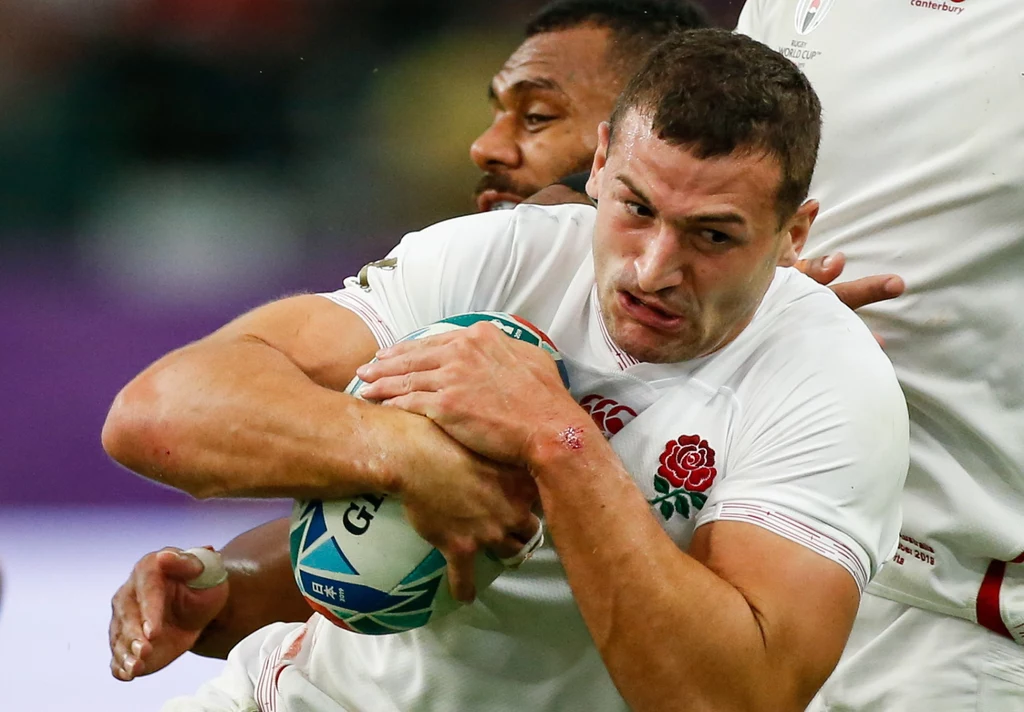 Jonny May w meczu z Australią w Pucharze Świata