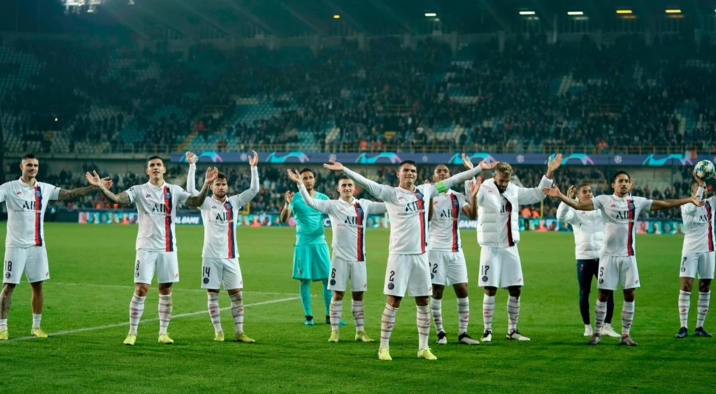 Tak gracze PSG cieszyli się ze zwycięstwa Tak gracze PSG cieszyli się ze zwycięstwa