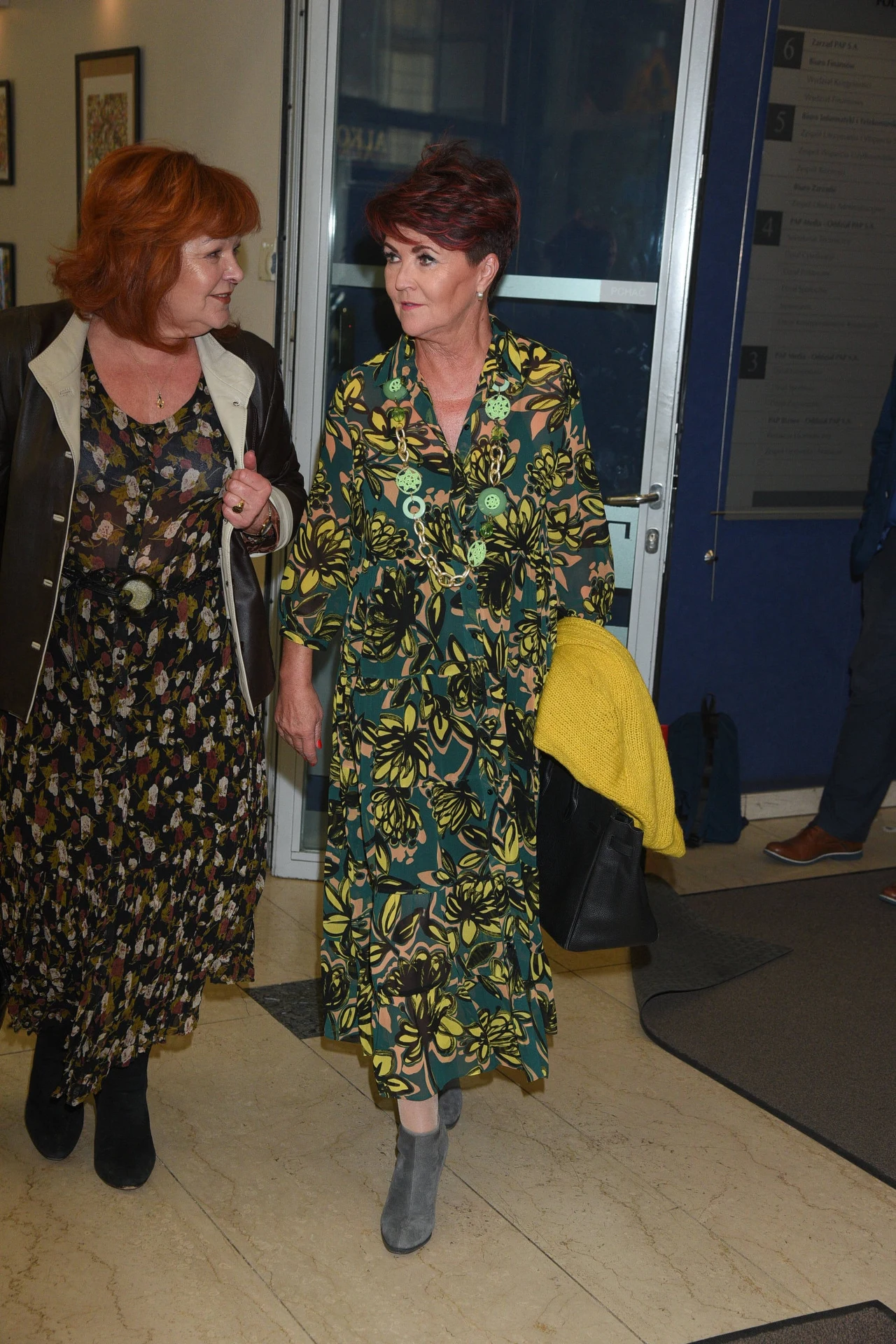 Jolanta Kwaśniewska uczestniczyła w konferencji prasowej