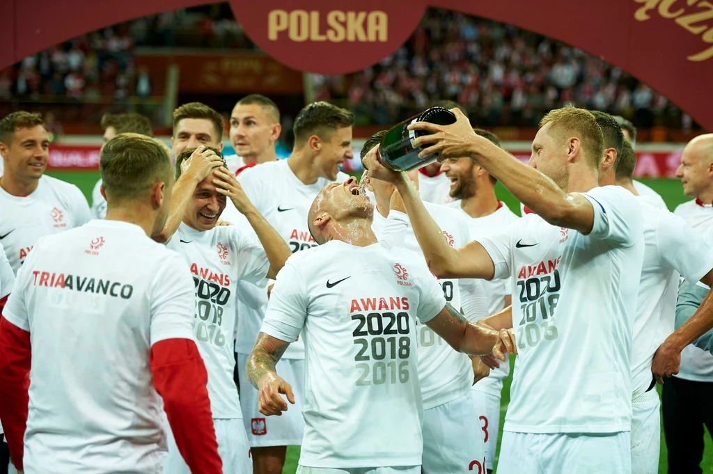 Tak Jacek Góralski świętował wywalczenie awansu na Euro 2020 Tak Jacek Góralski świętował wywalczenie awansu na Euro 2020