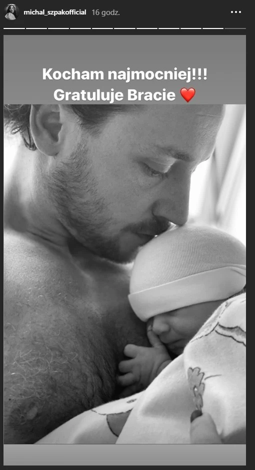 Michał Szpak pochwalił się na Instastory zdjęciem brata i jego córeczki Gai Michał Szpak pochwalił się na Instastory zdjęciem brata i jego córeczki Gai