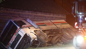 Miejsce wypadku w miejscowości Niegardów-Kolonia w powiecie proszowickim w Małopolsce