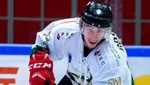 Hokeista GKS Tychy Mateusz Gościński