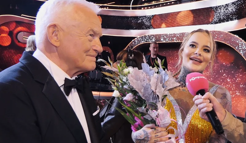 Monika Miller i jej dziadek Leszek Miller