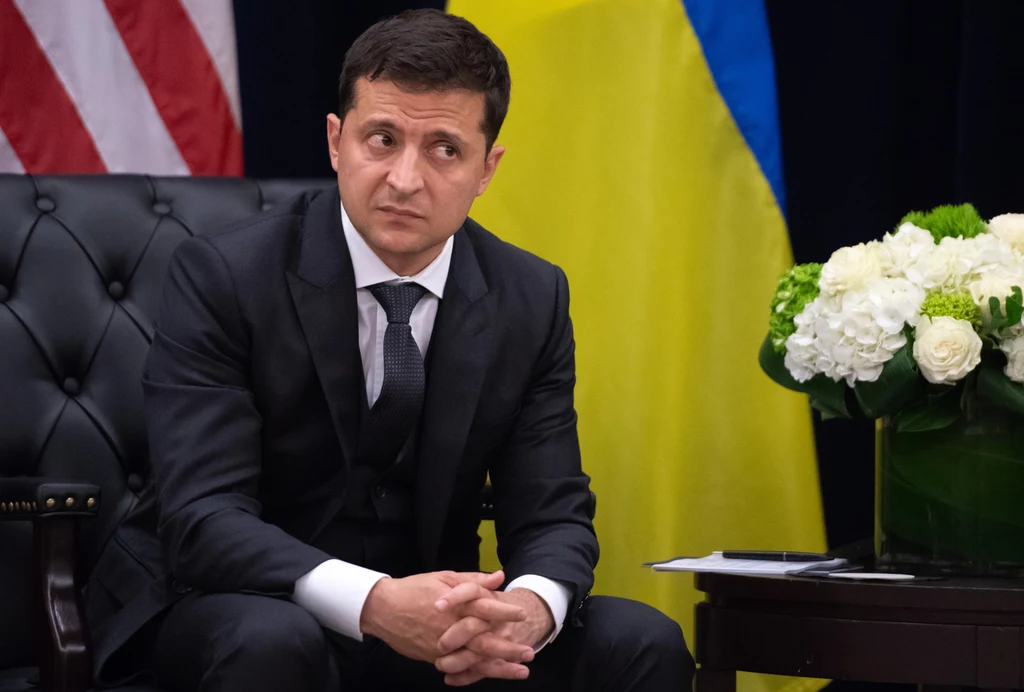 Prezydent Ukrainy Wołodymyr Zełenski