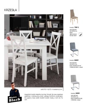 Katalog stołów i krzeseł