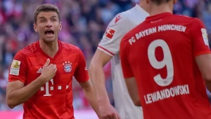 Thomas Mueller jeszcze w czasach, gdy tworzył znakomity duet z Robertem Lewandowskim