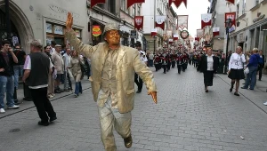 Mim był charakterystycznym bywalcem Rynku Głównego w Krakowie