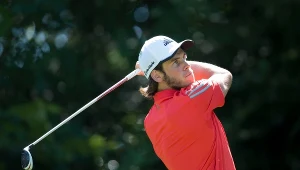 Gareth Bale podczas golfowego turnieju
