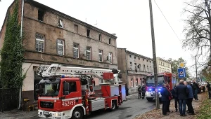 Kamienica w Inowrocławiu po pożarze
