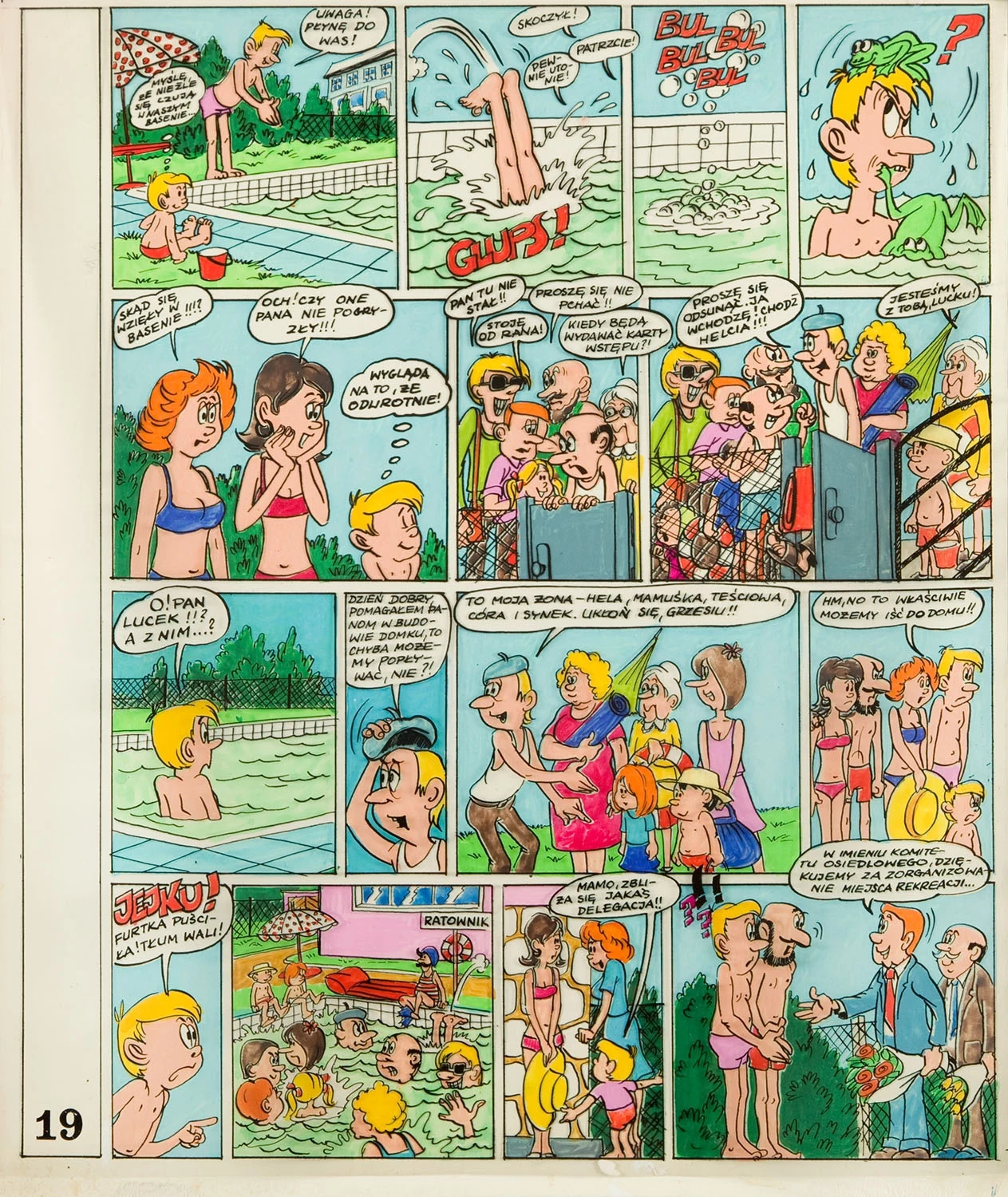 Plansza z "Piekielnego Kubusia" Szarloty Pawel. Plansza z "Piekielnego Kubusia" Szarloty Pawel.