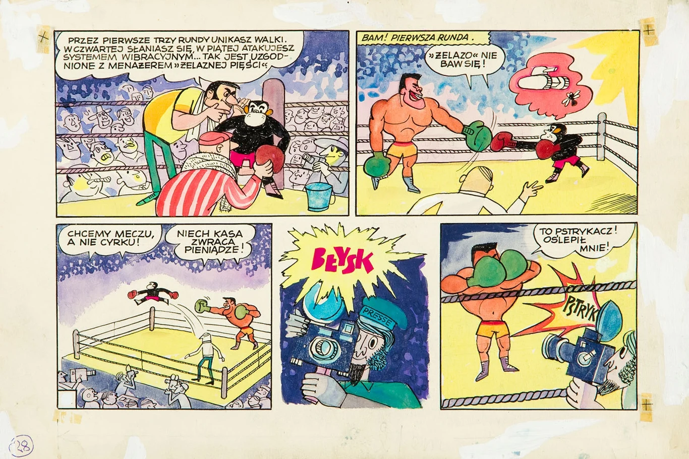 Ceny za plansze komiksowe autorstwa Henryka Jerzego Chmielewskiego osiągają rekordowe ceny. Najdrożej, za 88 tys. zł. sprzedała się okładka do księgi XX z 1992 roku.