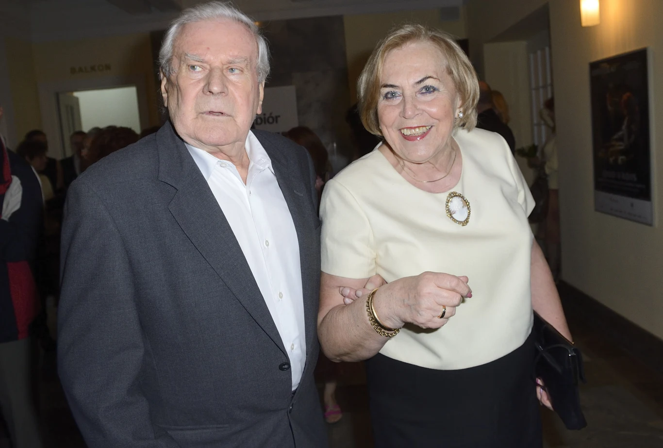 Wiesław Gołas z żoną Marią Wiesław Gołas z żoną Marią