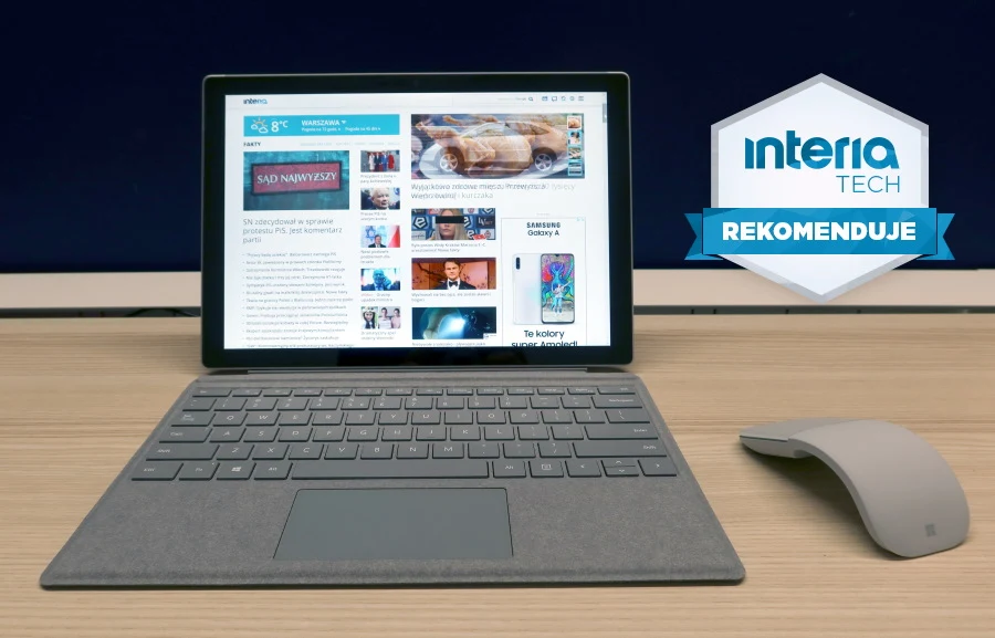 Microsoft Surface Pro 7 otrzymuje REKOMENDACJĘ serwisu Interia Tech Microsoft Surface Pro 7 otrzymuje REKOMENDACJĘ serwisu Interia Tech