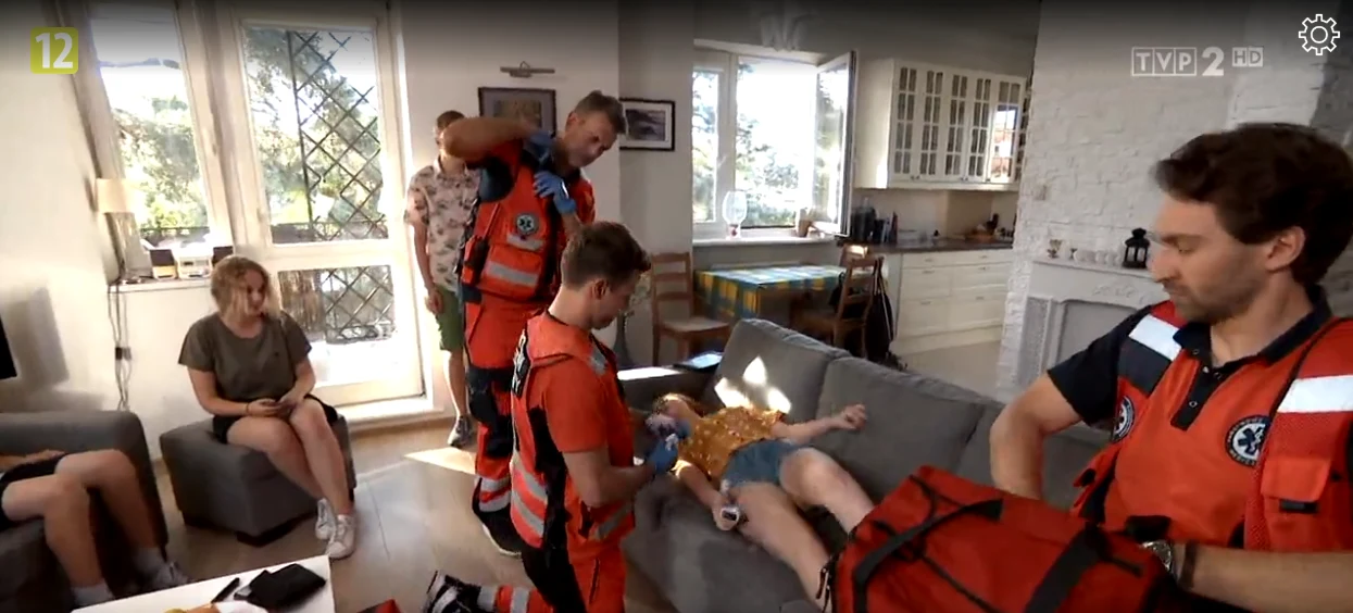 Kadr z serialu "Na sygnale"