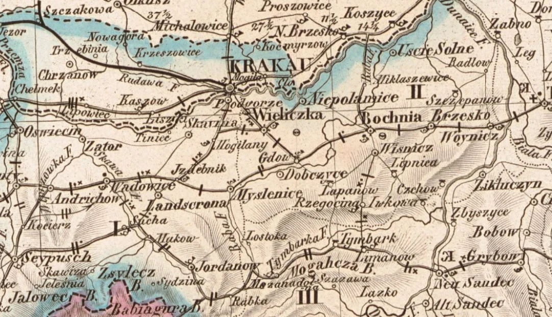 Trasa w okolicach Krakowa