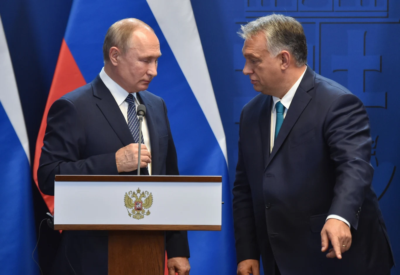 Władimir Putin i Viktor Orban