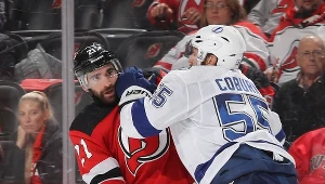 Braydon Coburn i Kyle Palmieri
