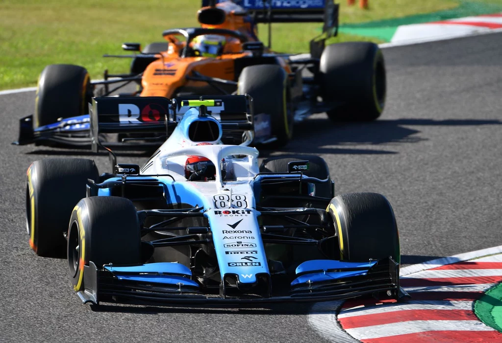 Robert Kubica w barwach Williamsa Robert Kubica w barwach Williamsa