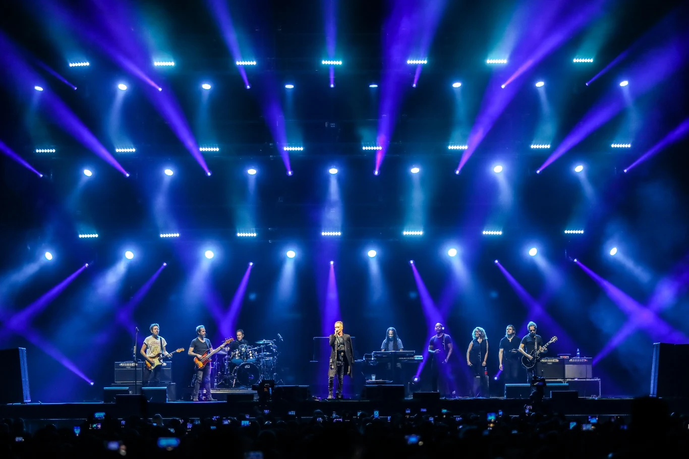 Sting na koncercie w Tauron Arenie Kraków 2 listopada 2019 r.