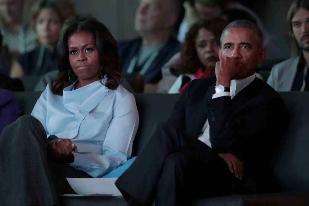 Barack Obama z żoną Michelle Barack Obama z żoną Michelle