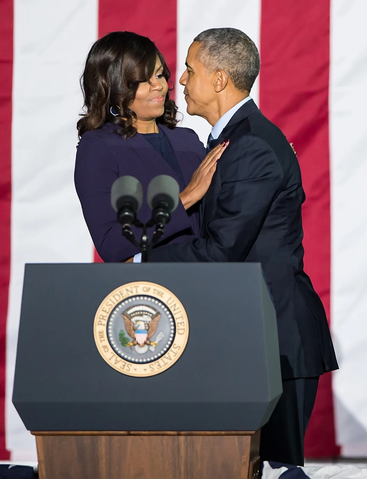Barack Obama z żoną Michelle Barack Obama z żoną Michelle