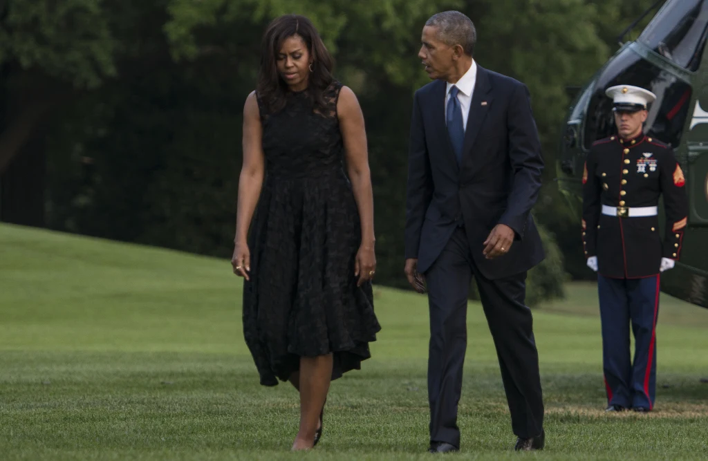 Barack Obama z żoną Michelle