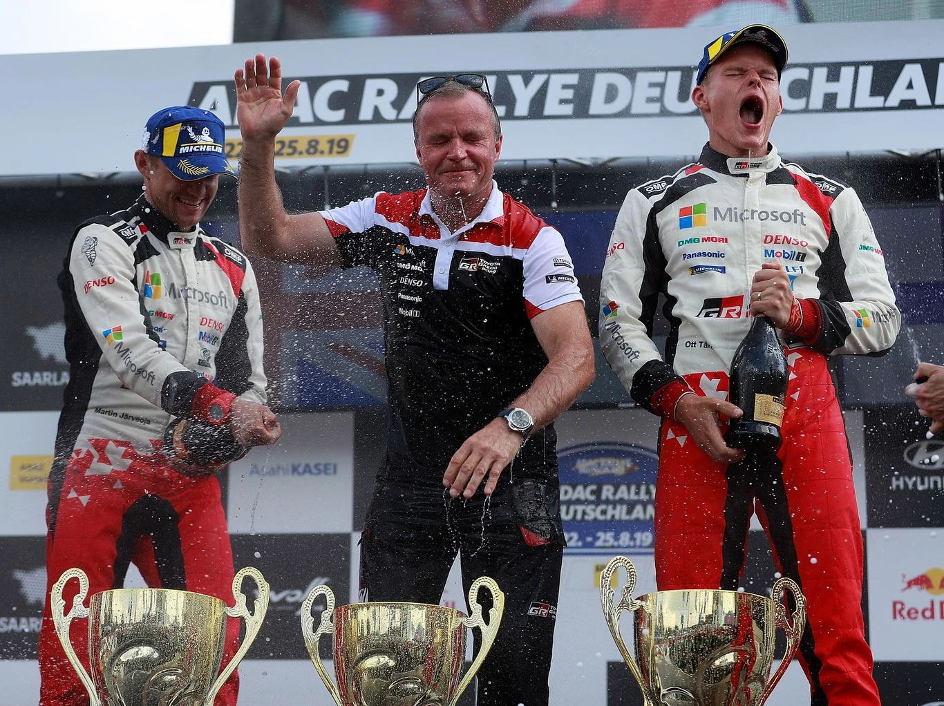 Tommi Makinen i załoga Ott Tanak/Martin Jarveoja Tommi Makinen i załoga Ott Tanak/Martin Jarveoja