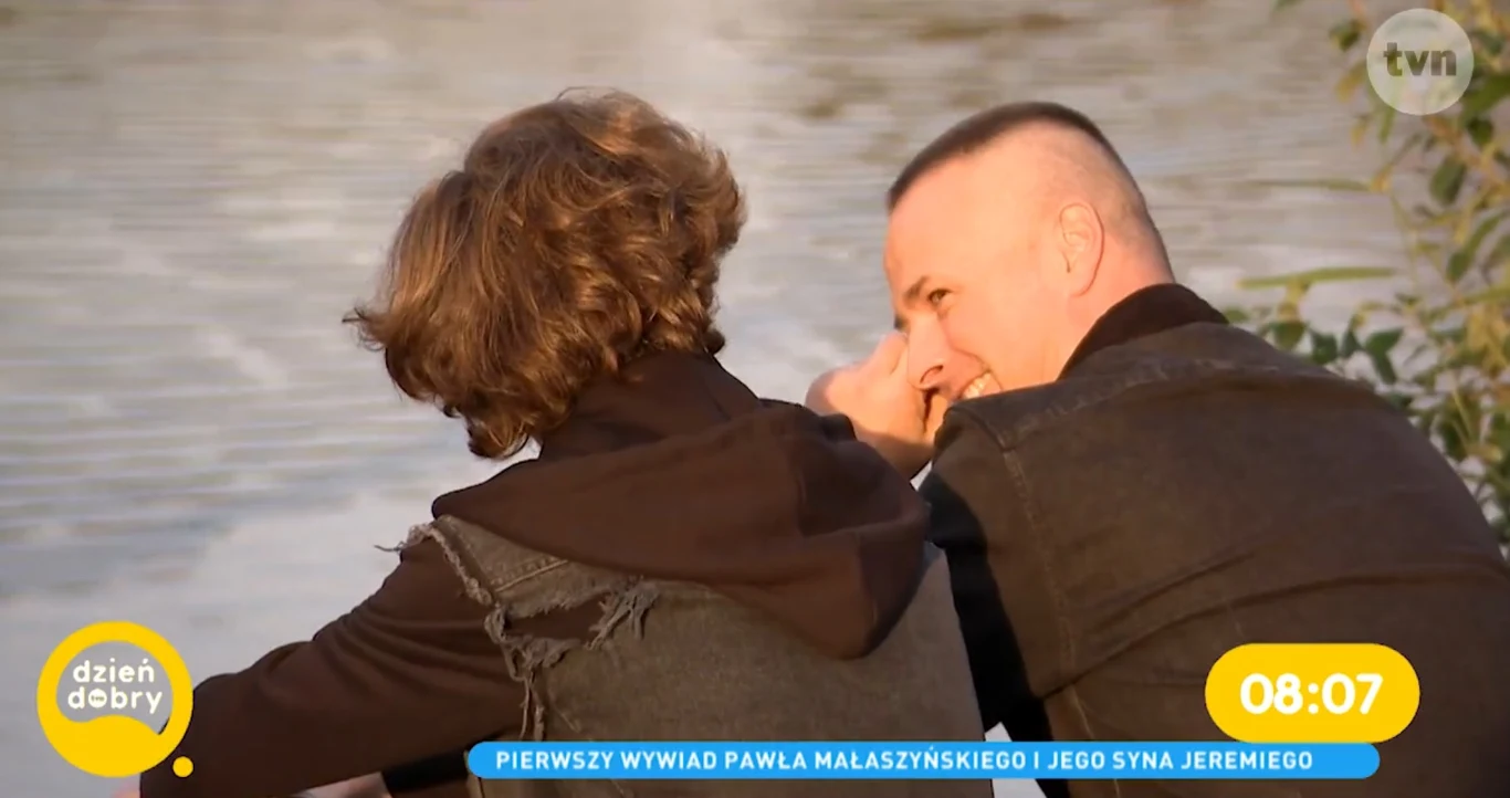 Paweł Małaszyński z synem w "Dzień dobry TVN" Paweł Małaszyński z synem w "Dzień dobry TVN"